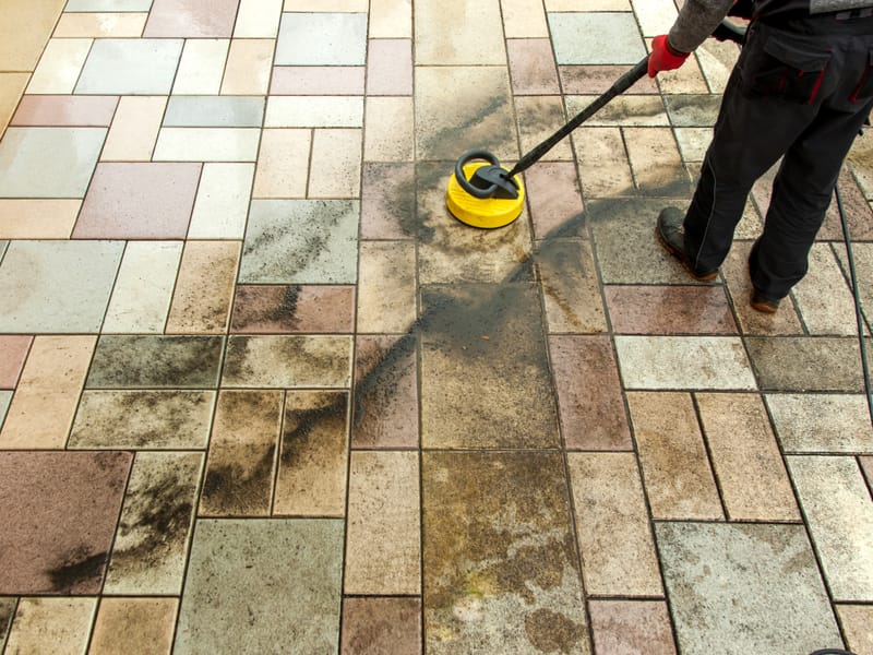 Patio Cleaning by Smart Call Contractors